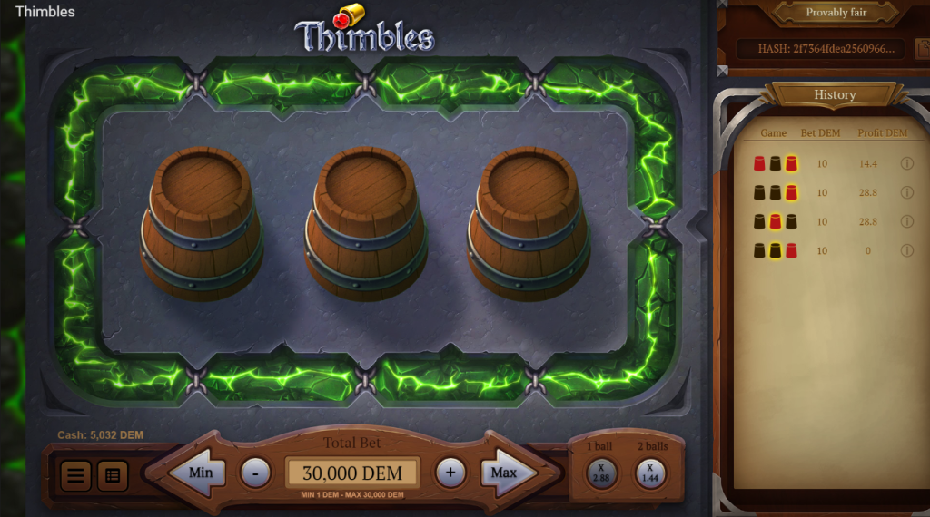 أفضل وقت للعب لعبة Thimbles من Evoplay وتحقيق الأرباح في المغرب
